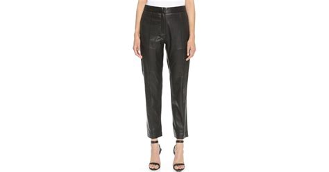 Iro Great Leather Pants Black Lyst