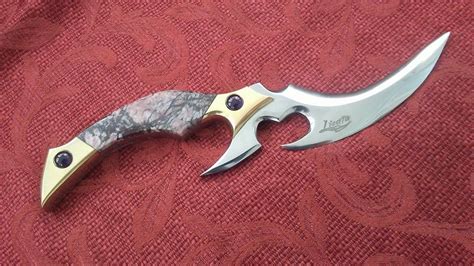 Curved Blade With Rhondite By Licataknives On Deviantart