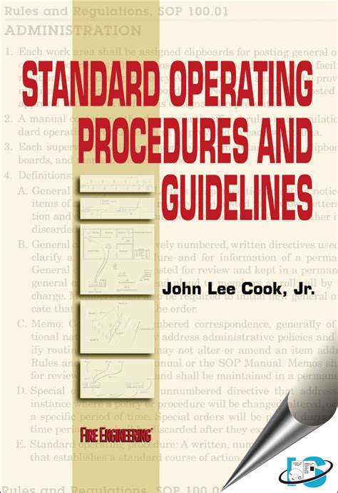 Standard Operating Procedures And Guidelines John Lee Cook 0912212691
