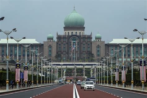 View of prime minister office and masjid putrajaya from lakeside. Malaysia proposes up to 10 years' jail, fines for ...