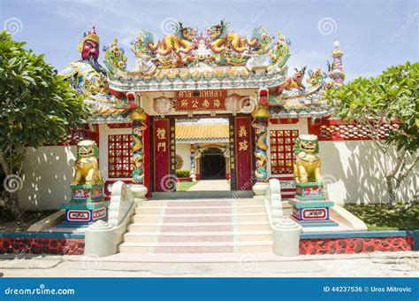 Chinese Dragon Buddhist Temple Thailand Stock Photo Image Of Famous