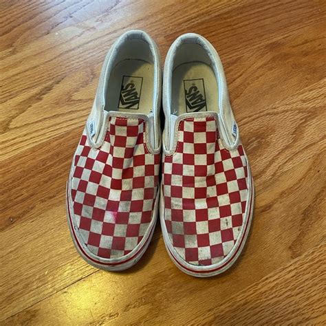 Vans Shoes Red Checkered Converse Poshmark