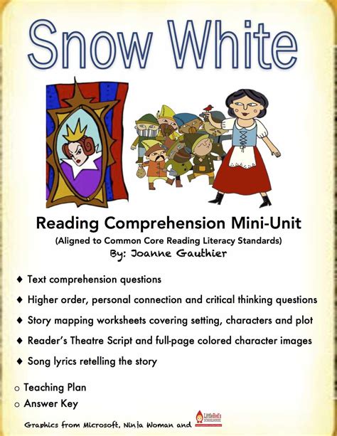 Snow White A Primary Literacy Unit Primary Literacy Literacy Unit