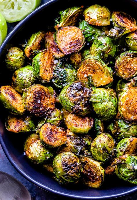 These crispy oven roasted brussel sprouts are an easy side dish the whole family will love. Chili Honey Lime Roasted Brussels Sprouts - Recipe Runner