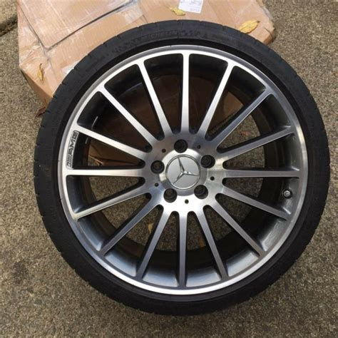 Mercedes C Class 2011 2013 19 Rim Tire Wheel Factory Oem Rear Amg