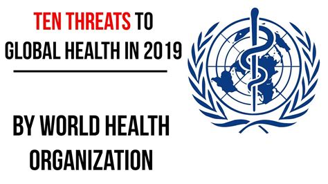 ten threats to global health in 2019 world health organization current affairs 2019 youtube