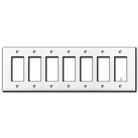 White Decora Rocker Switch Plates And Gfi Outlet Covers Usa