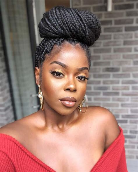 15 Beautiful Braided Buns For Black Hair Fabulyst