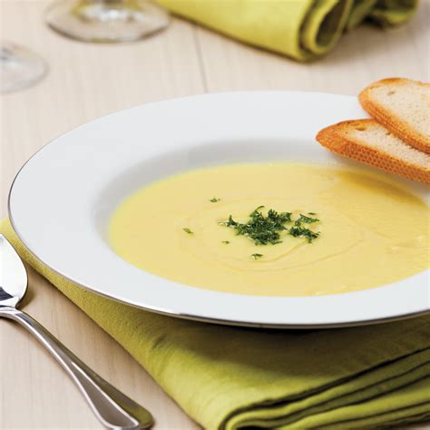 Crème de chou - fleur au parfum de curcuma