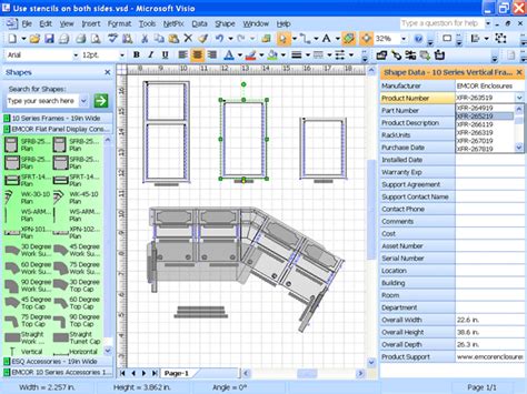 Data Cabinet Visio Stencils Stkittsvilla