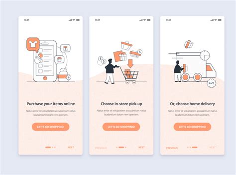 Onboarding Screens Ecommerce Shopping By June Parent On Dribbble