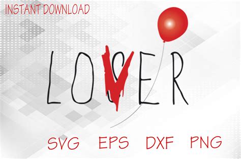 Loser Lover SVG IT Svg Horror Movie Svg Lover Svg Loser | Etsy