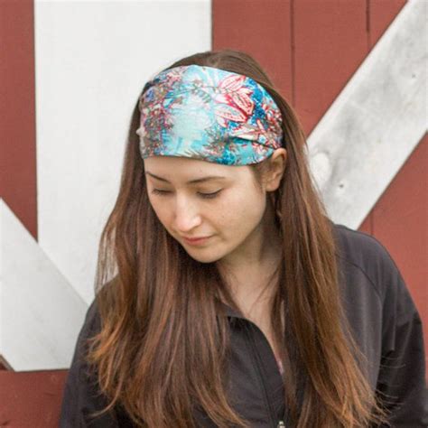 Bohemian Head Wrap Boho Headband Linen Headscarves Womens Etsy