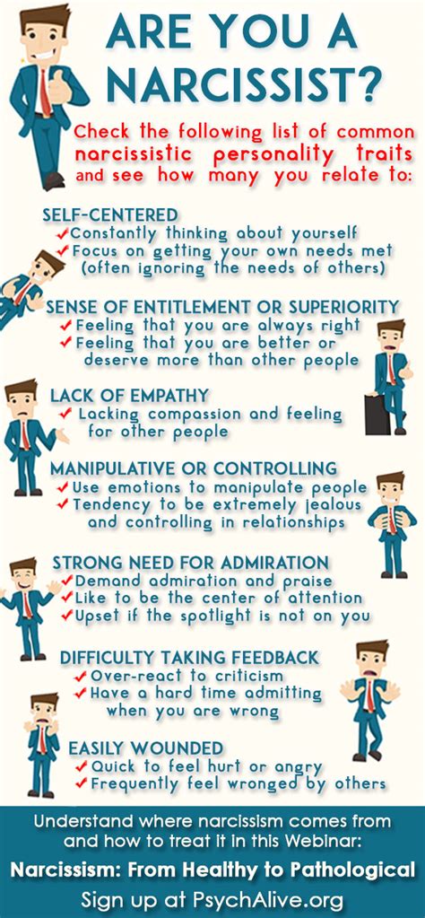 are you a narcissist infographic psychalive