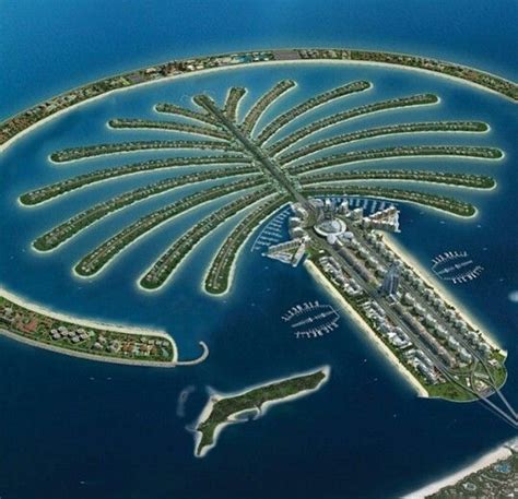 Dubai Palm Tree Island Saudi Arabia Around The World Pinterest