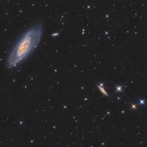 M106 And Ngc 4712 Astronomy Magazine Interactive Star Charts