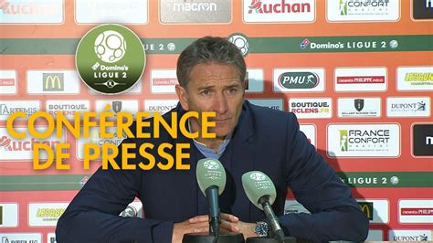Au coeur des sang et or. Conférence de presse RC Lens - Gazélec FC Ajaccio ( 5-0 ...