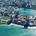 Vista aérea del Condado en Santurce, Puerto Rico. | San juan puerto ...