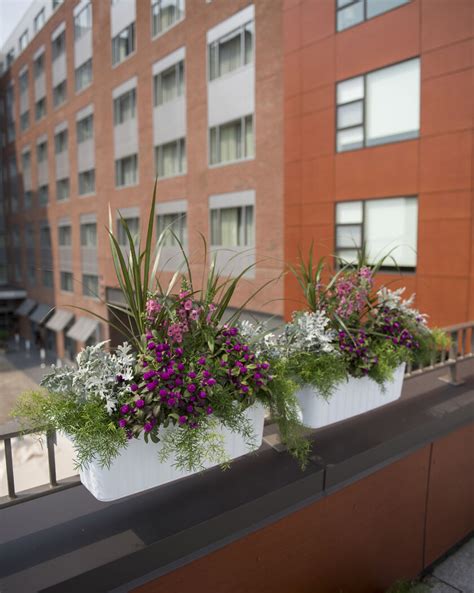 If you want to add some color to your outdoor space this summer and are lucky enough to have a deck or balcony, buying a railing planter is . Railing Planters 24" - Accommodate 1" to 4.25" Thick Deck ...