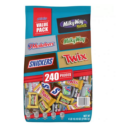 Mars Chocolate Minis Size Candy Variety Mix Assortment 741 Oz