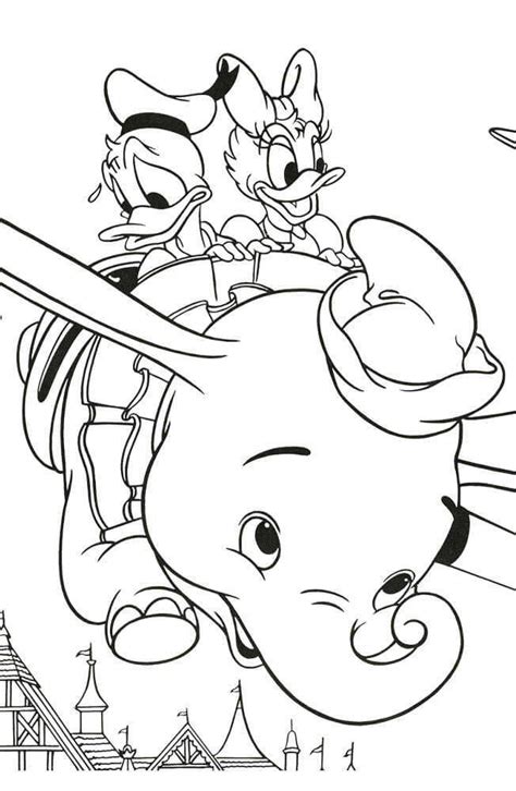 Dumbo adorable cute disney coloring pages. Printable Dumbo Coloring Pages For Kids | Disney coloring ...