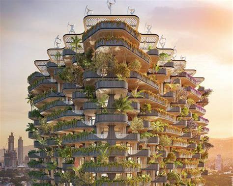 Vincent Callebaut Plans Rainbow Tree Residential Tower For The