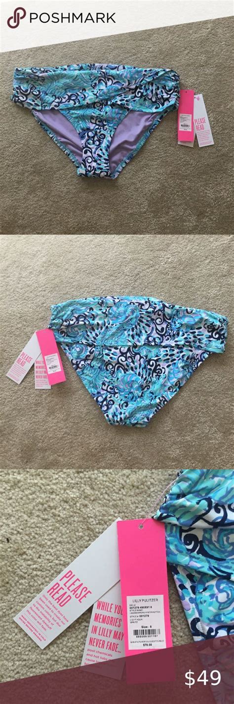 Nwt Lilly Lagoon Sarong Hipster Bottom Lillies Lilly Pulitzer Swim