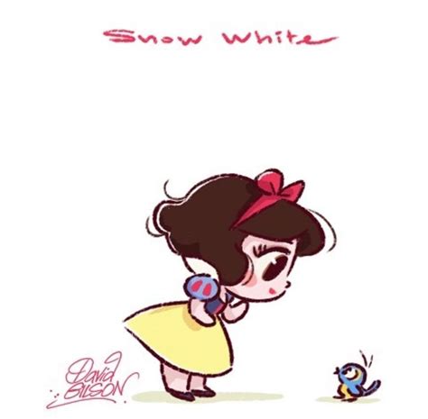 David Gilson Disney Chibi Snow White Kawaii Disney Disney Cuties