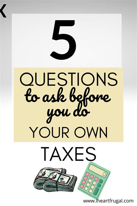 Tax Questions Artofit