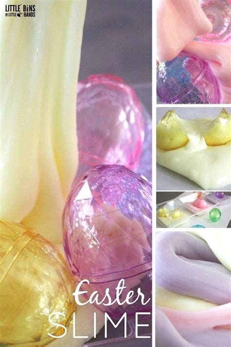 Easter Slime Recipe For Easter Science And Sensory Play Easter