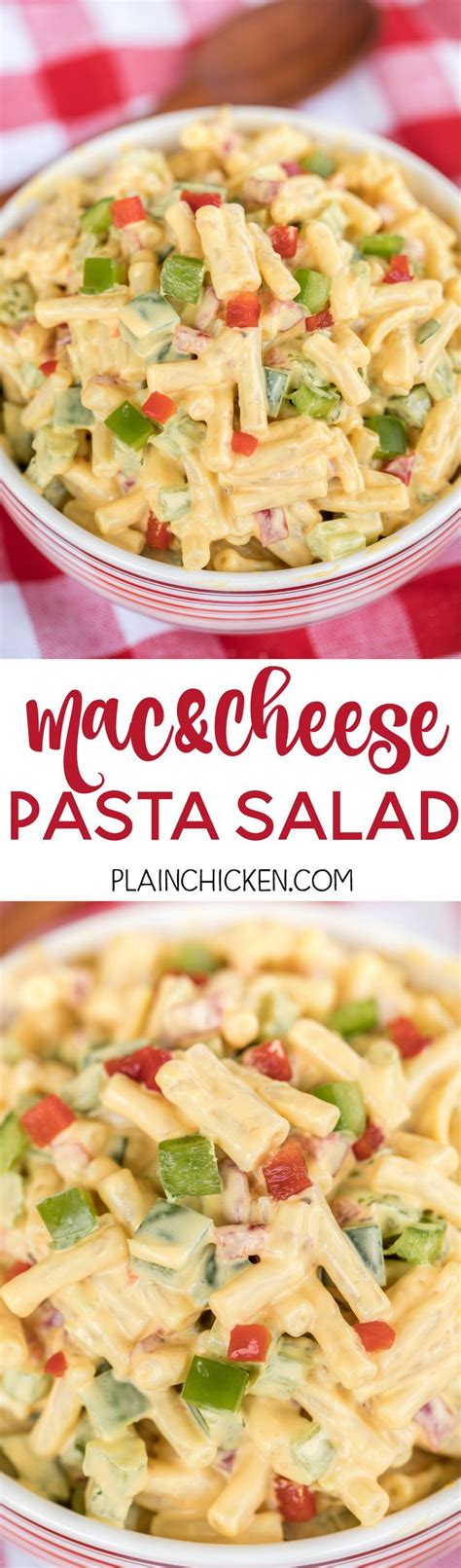 Maybe you would like to learn more about one of these? Mac & Cheese Pasta Salad - transform a box of mac & cheese ...