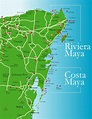 Riviera Maya Map - TravelsFinders.Com