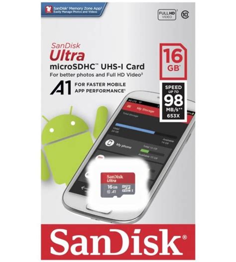 Sandisk Ultra Microsdhc Uhs I 16gb Class 10