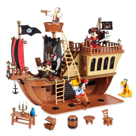 Mickey Mouse Pirate Ship Play Set Pirates Of The Caribbean