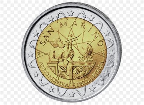 San Marino 2 Euro Commemorative Coins 2 Euro Coin Euro Coins Png