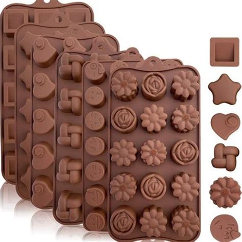 Small silicone baking molds are also easier to find, less expensive, and the most versatile (more on that if you do end up getting a couple of novelty molds, one way to make a full recipe's worth of cake or some other one thing i do is substitute cocoa powder for flour when i'm baking chocolate cakes. Silicon Brown Silicone Chocolate Baking Mold, For Making Choclate, Rs 45 /piece | ID: 21635357633