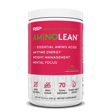 Rsp Amino Lean 70 Serve 546g Superior Supplements