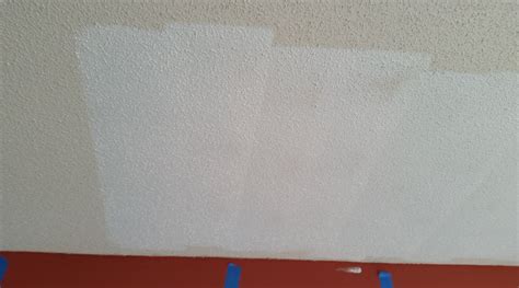 Painting hints for cutting in near a popcorn ceiling. My experience with repainting popcorn ceilings | Popcorn ...