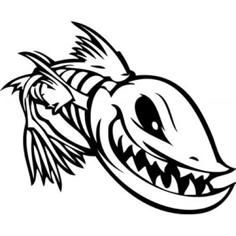 Black and white clipart of a cute looking fish, cute fish clipart. Pin on Silhouette Cameo Love