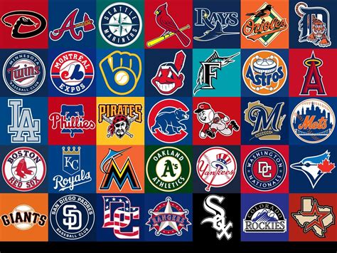 An Image Of Many Different Sports Logos On A Square Tile Pattern With