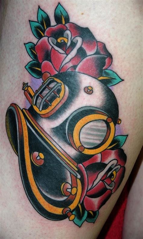 Mar 30, 2020 · a tattoo machine will be quicker, about half the time it takes to get a tebori tattoo. Explore The Depths With These 18 Diving Helmet Tattoos ...