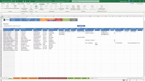Klanten Boekhouden In Excel