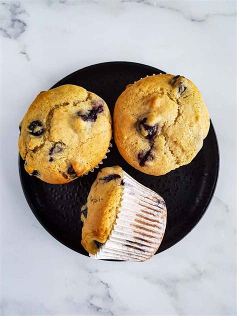 Healthy Lemon Blueberry Muffins Hint Of Healthy