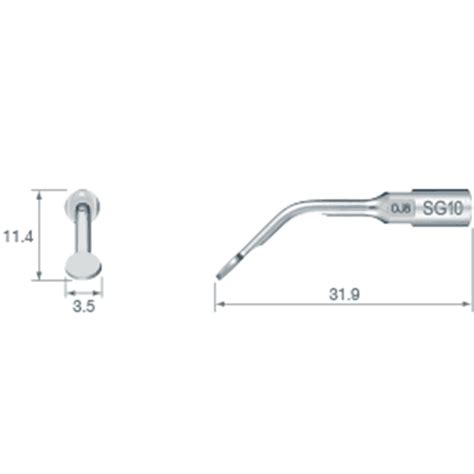 Nsk Variosurg Piezo Surgical Sinus Membrane Tip Sg10 Precision Dental