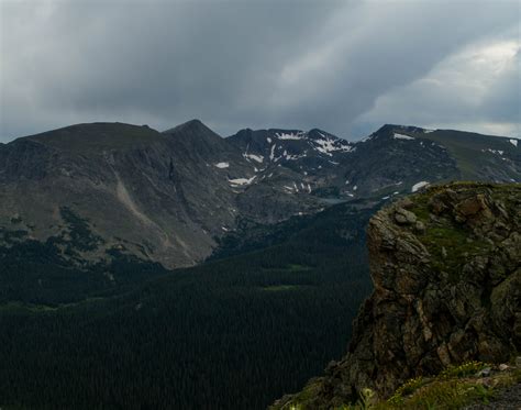 View Of Mt Julian And Arrowhead Lake Rocky Mountain National Park