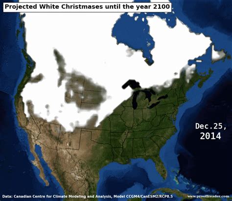 Which editing software do i use? A climate model projection of White Christmases until the ...