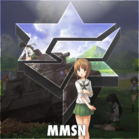 Girls und panzer (ガールズ&パンツァー, gāruzu ando pantsā) (with the part in german translated: ガルパン - ibisPaint