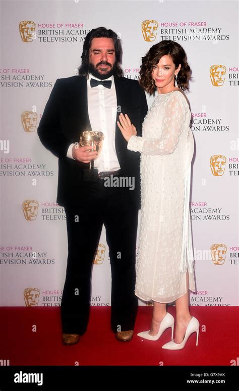 Matt Berry With The Bafta For Male Performance In A Comedy Program For Toast Of London Alongside