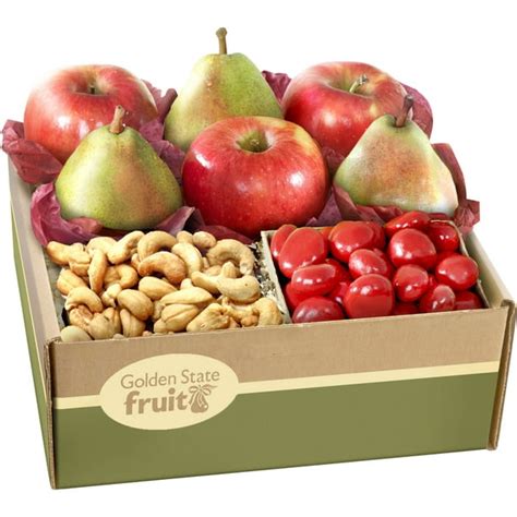 Golden State Fruit Gourmet Best Wishes Classic Fruit And Snacks T Box