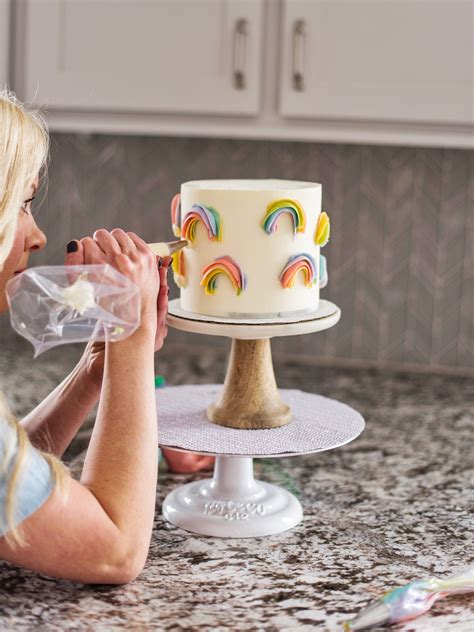 Buttercream Rainbow Tutorial Cake By Courtney